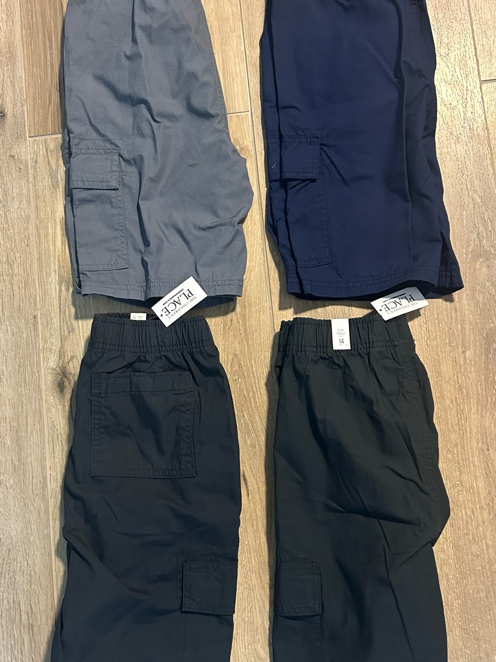 The Children's Place Cargo Shorts in Gray, Navy, and Black - Kids Bottoms